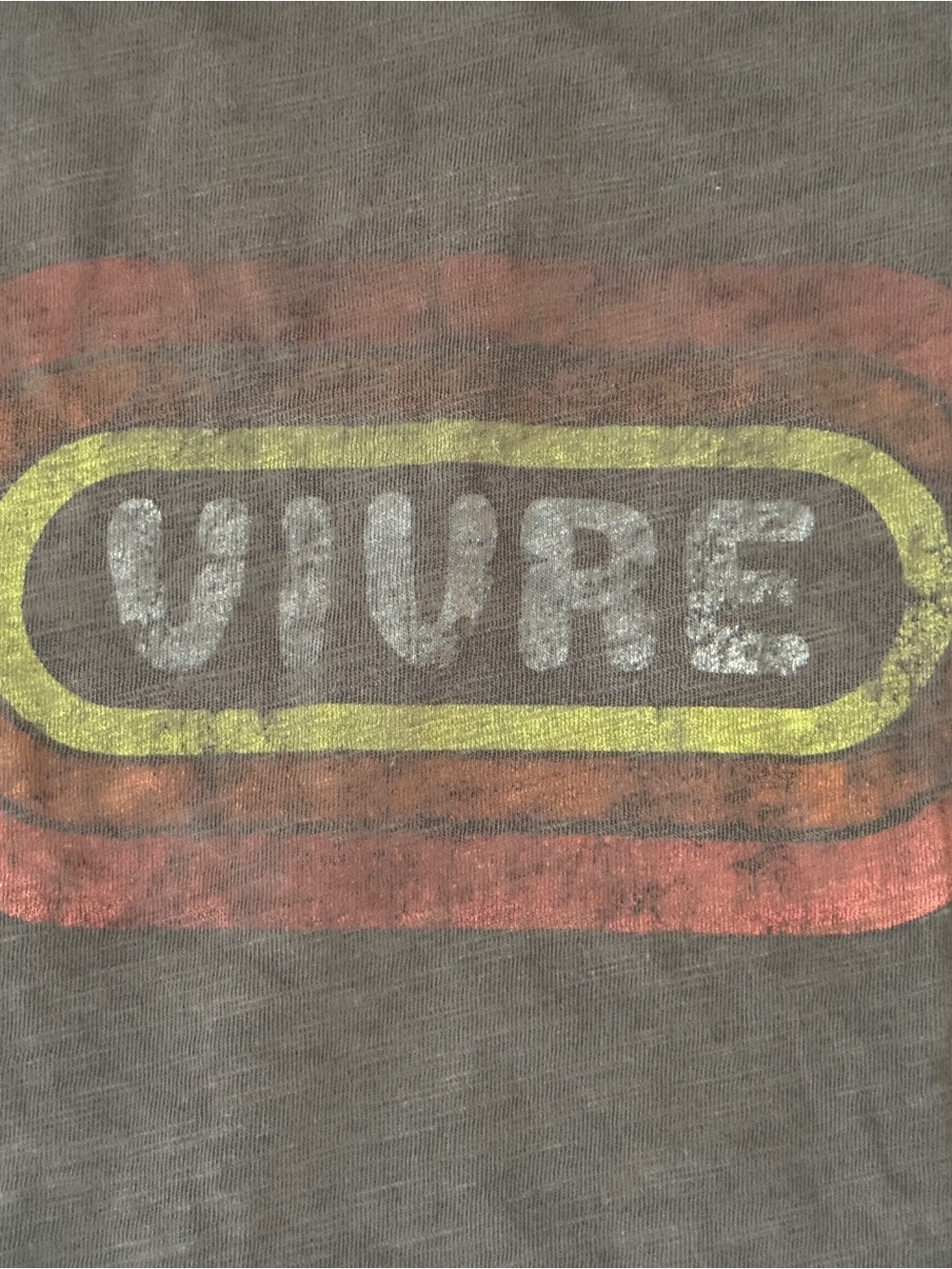 ba&sh Black / Grey Faded Graphic Vivre Crewneck Boxy Cotton Tee M - Picture 4 of 7